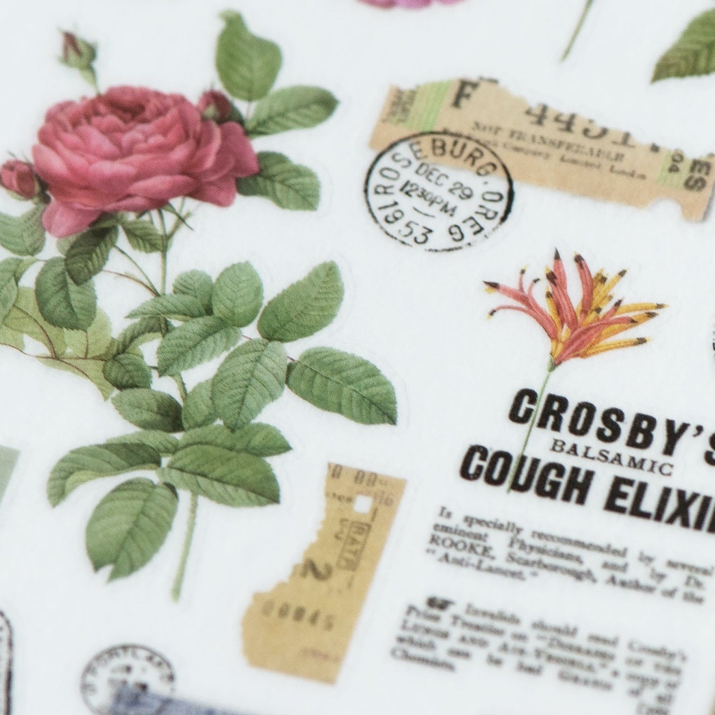 MU Print - On Stickers | Décalcomanies 212 Fleurs Vintage - MU Lifestyle - millenotes