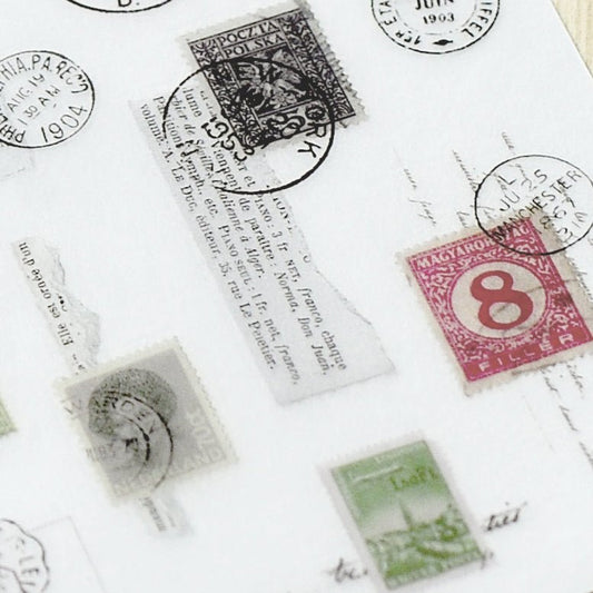 MU Print - On Stickers | Décalcomanies 236 Timbres Postaux - MU Lifestyle - millenotes