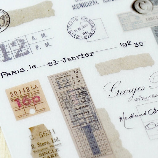 MU Print - On Stickers | Décalcomanies 237 Carnet de Voyage - MU Lifestyle - millenotes