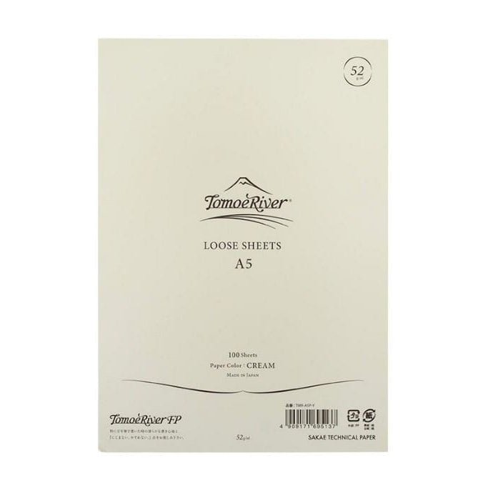 Papier Tomoe River | A5 100 feuilles | Pages vierges | Papier crème - Tomoe River - millenotes