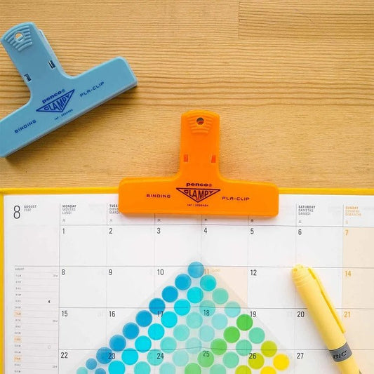 Penco | Pince Clip Acrylique CLAMPY | Jaune - Penco - millenotes