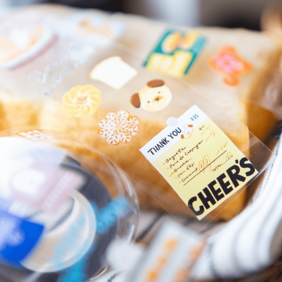 PET Masking Tape | OURS Studio | Bakery Cheer’s - OURS Studio - 10 m - millenotes