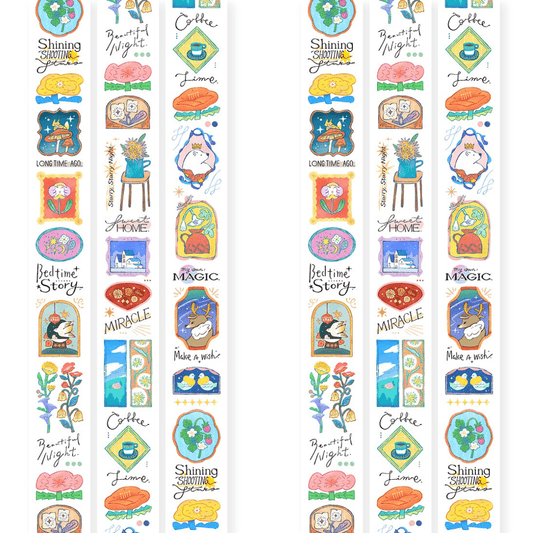 PET Masking Tape | OURS Studio | Bedtime story - OURS Studio - 10 m - millenotes