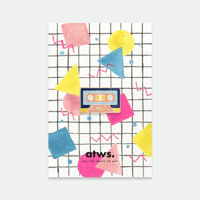 Pins ATWTS | Cassette Rétro - All The Ways To Say - millenotes