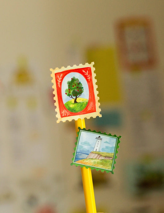 Planche de stickers en vinyle | Wild Pencil Studio | Stamps - Wild Pencil Studio - millenotes