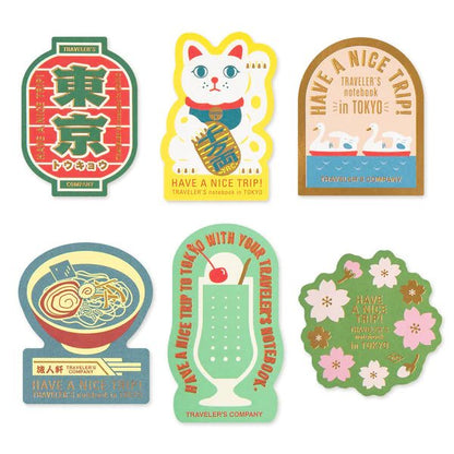 Précommande | TRAVELER'S NOTEBOOK TOKYO | Set Stickers - TRAVELER'S COMPANY - millenotes
