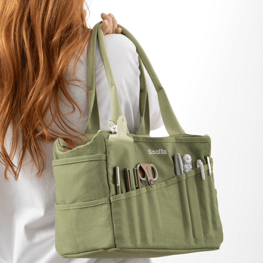 Sac d'artiste | Soolla Studio Bag | Rose du Désert - Soolla - millenotes