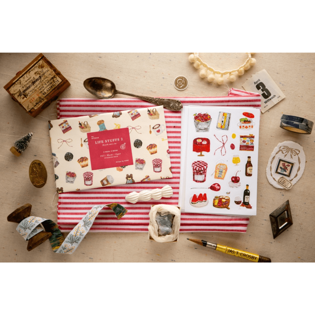 Set de stickers | OURS Studio | Life stuffs 2 - OURS Studio - millenotes