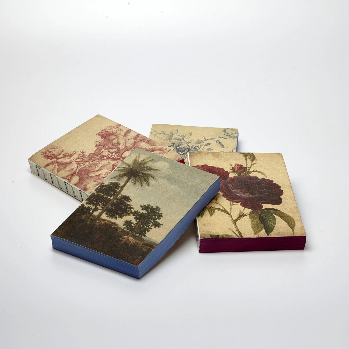 Slow Design | Carnet de notes CANVAS | #15 Roses - Slow Design - millenotes