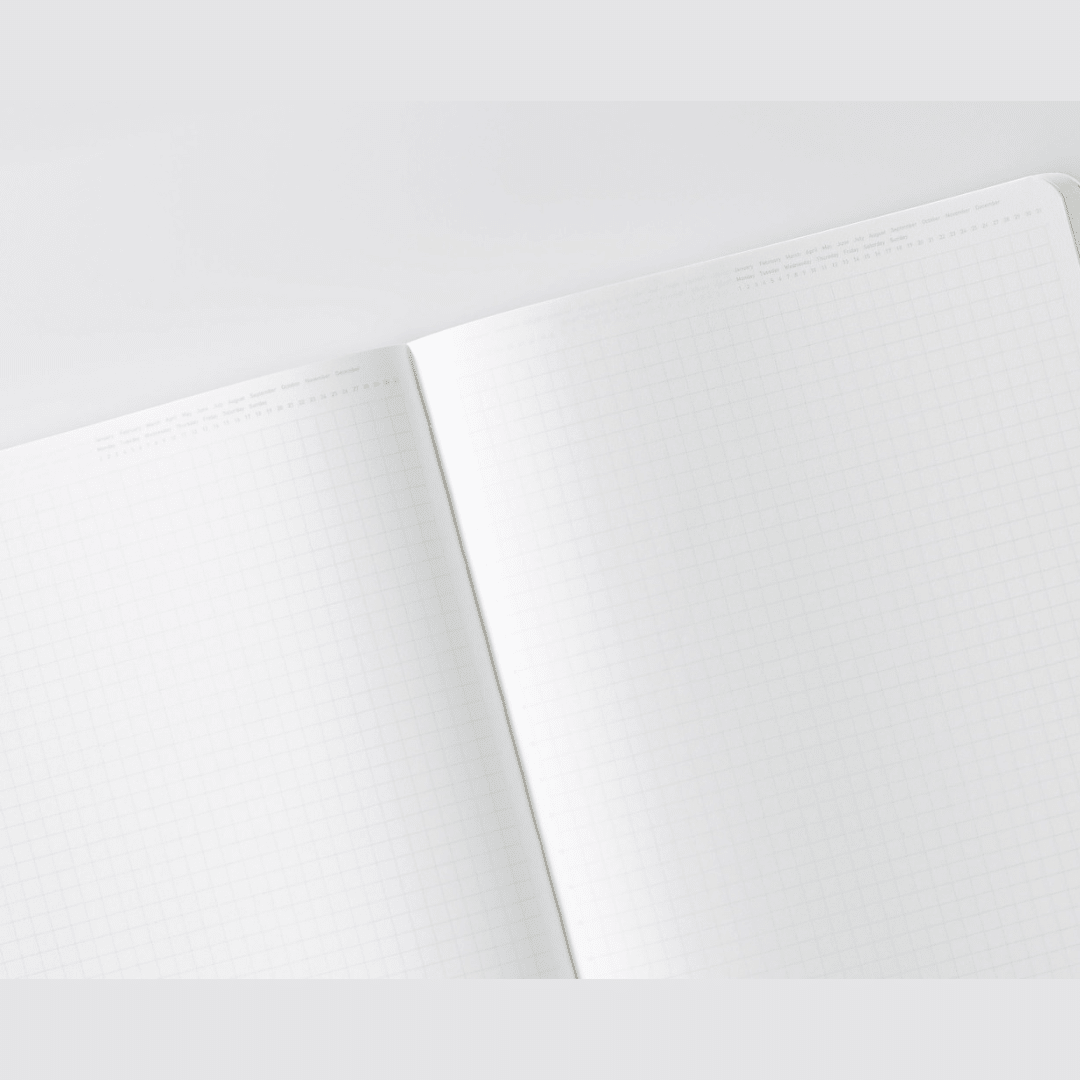 Stalogy | 1/2 Year Notebook | B6 Bleu | Quadrillé - STALOGY - millenotes