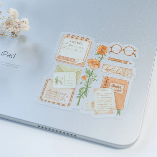 Sticker en vinyle | My essentials - LETTOON - millenotes