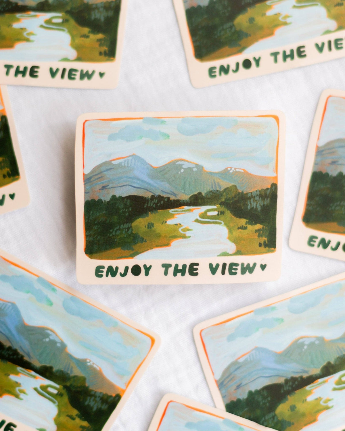 Sticker en vinyle | Wild Pencil Studio | Enjoy The View - Wild Pencil Studio - millenotes