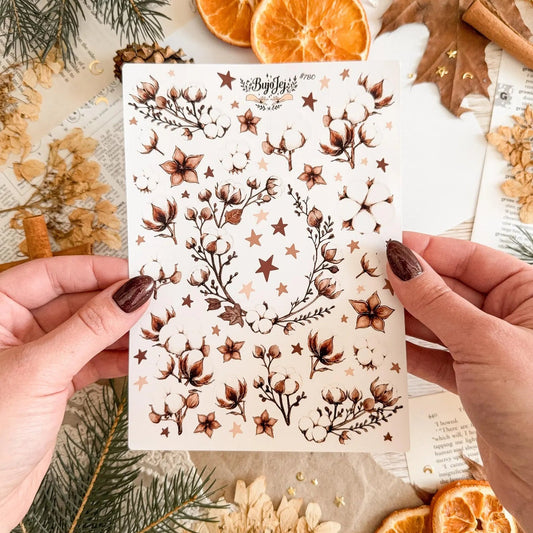 Stickers décoratifs | Bujojej | Cozy Cotton Botanical - Bujojej - millenotes