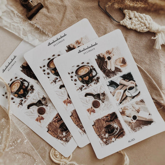 Stickers décoratifs | Café vintage - AlbumHandMadeLove - millenotes