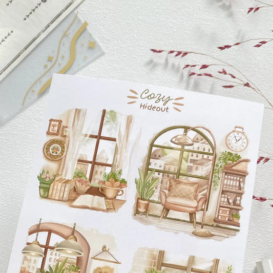 Stickers décoratifs | Cozy Hideout - LETTOON - millenotes