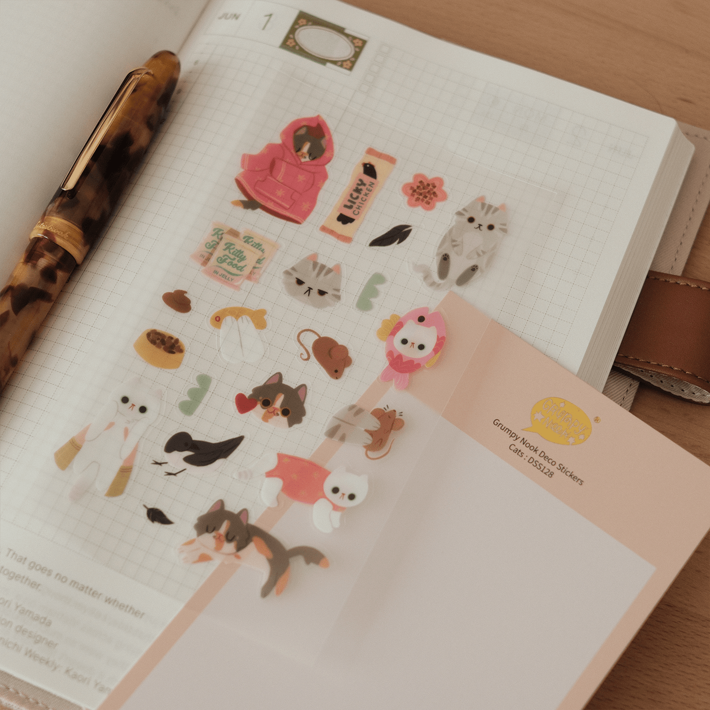 Stickers décoratifs | Grumpy Nook | Cats - Grumpy Nook - millenotes