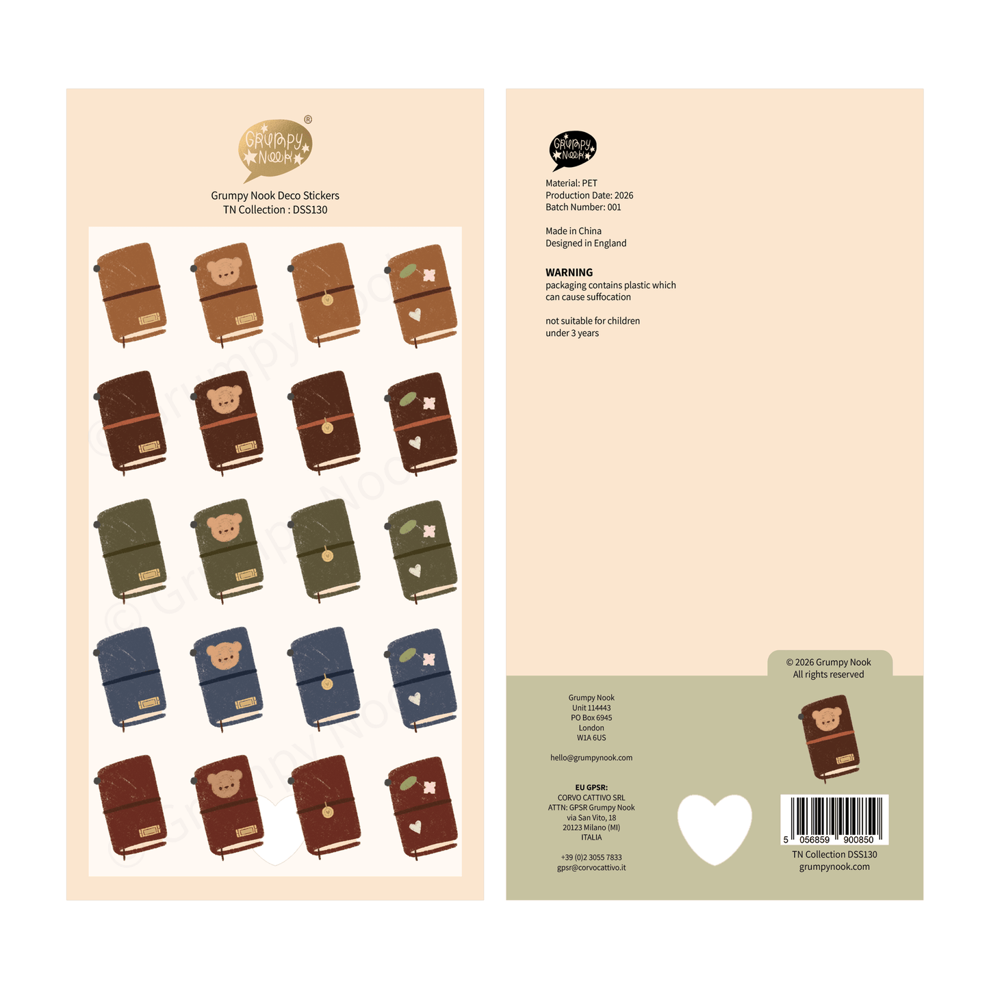 Stickers décoratifs | Grumpy Nook | TN Collection - Grumpy Nook - millenotes