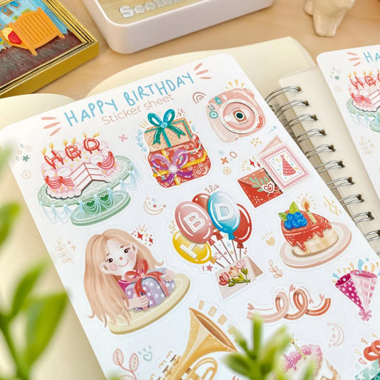 Stickers décoratifs | Happy Birthday - LETTOON - millenotes