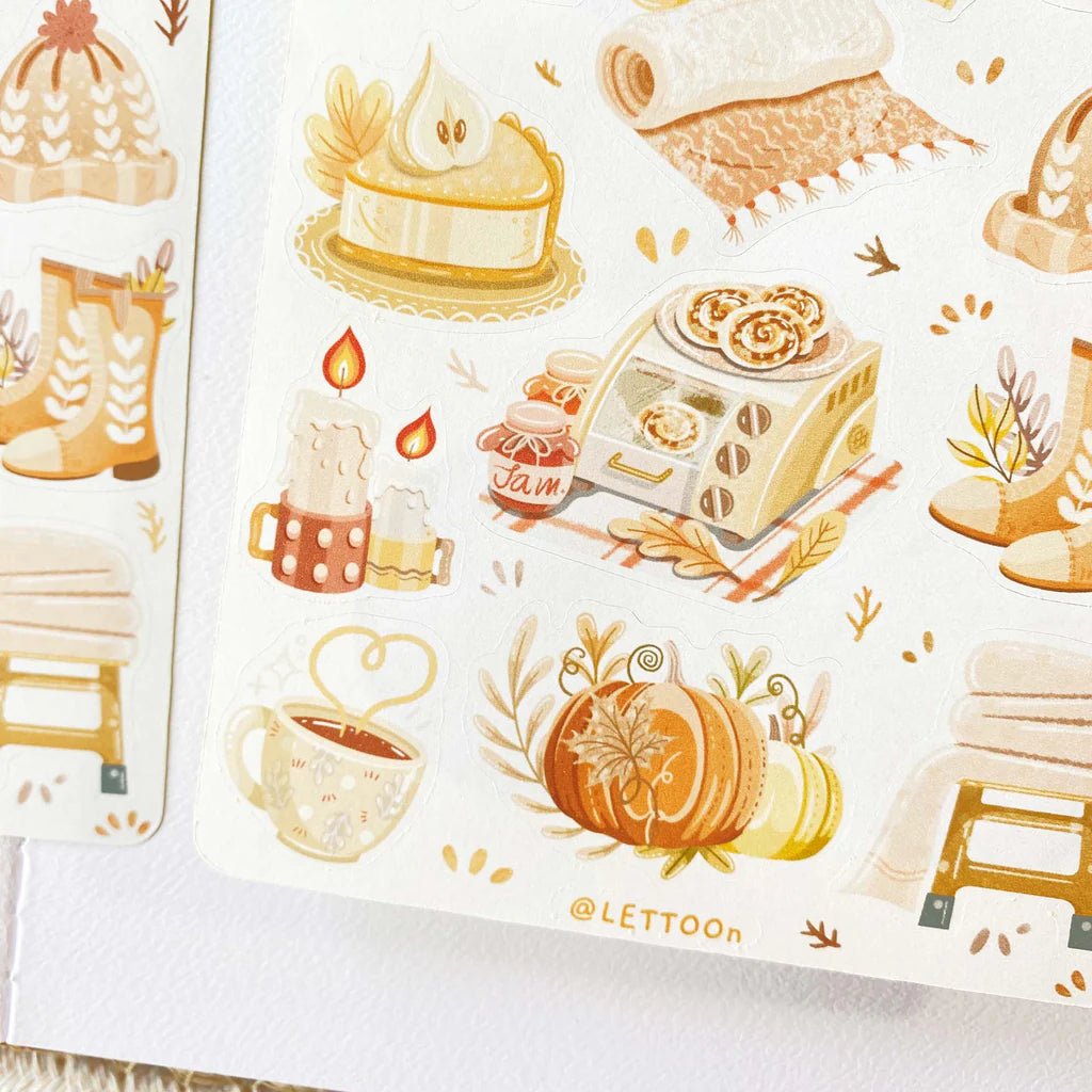 Stickers décoratifs | Hello Autumn - LETTOON - millenotes