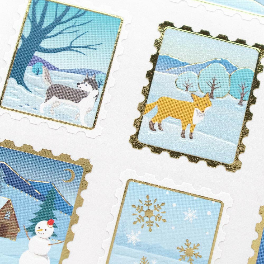 Stickers décoratifs japonais | NB Japan | Timbres d'hiver - NB Co Ltd - millenotes