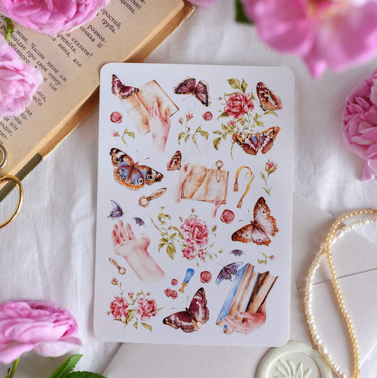 Stickers Décoratifs | Jardin romantique - Vanilka Stickers - millenotes