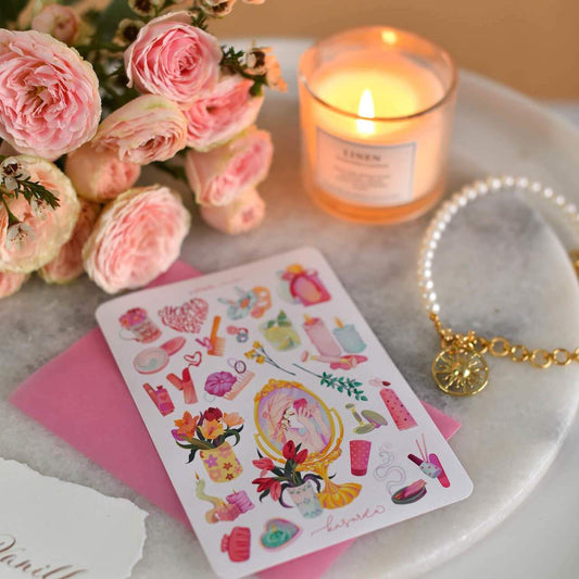 Stickers Décoratifs | Journée Self - Care - Vanilka Stickers - millenotes