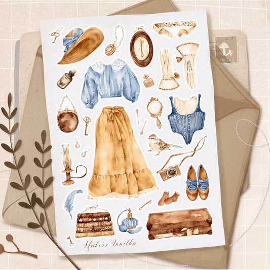 Stickers Décoratifs | Miss vintage - Vanilka Stickers - millenotes