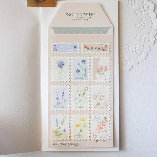 Stickers décoratifs | Note & Wish | Summer Meadow Stamps - Note & Wish - millenotes