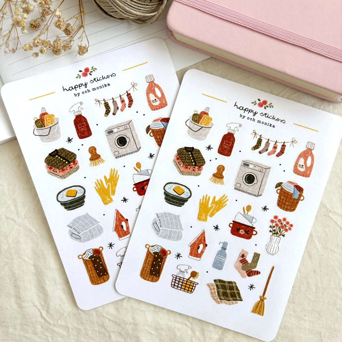 Stickers décoratifs | Och Monika | Cleaning Day - Och Monika - millenotes