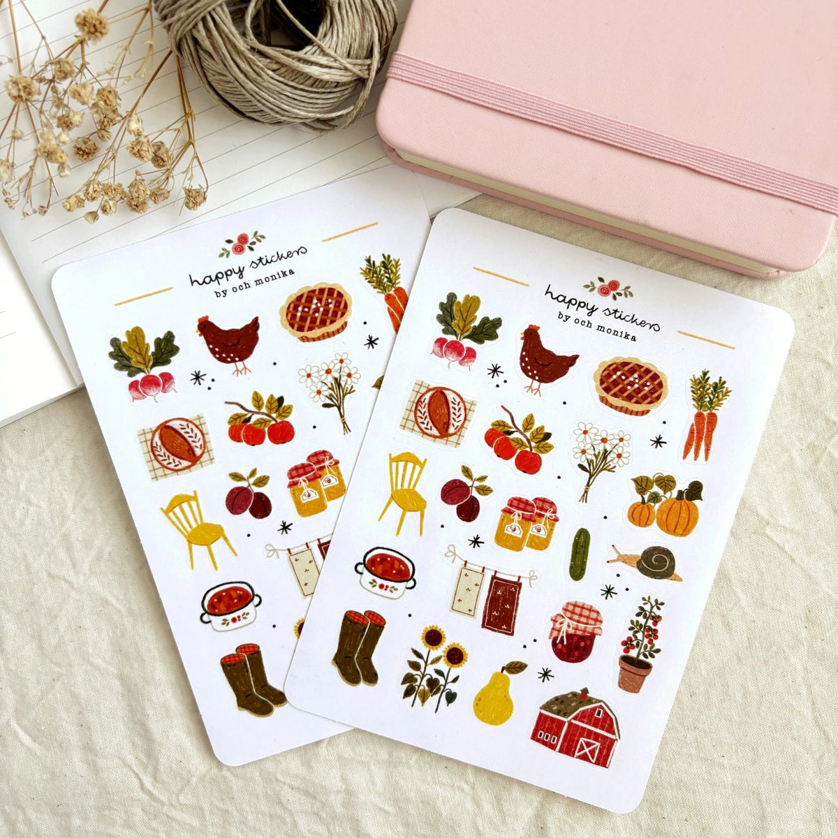 Stickers décoratifs | Och Monika | Countryside - Och Monika - millenotes
