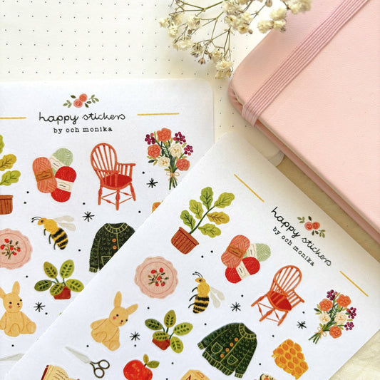 Stickers décoratifs | Och Monika | Sweet Afternoon - Och Monika - millenotes