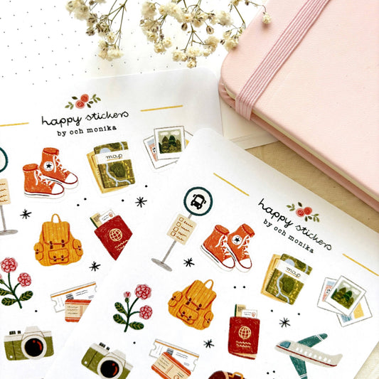 Stickers décoratifs | Och Monika | Traveler - Och Monika - millenotes