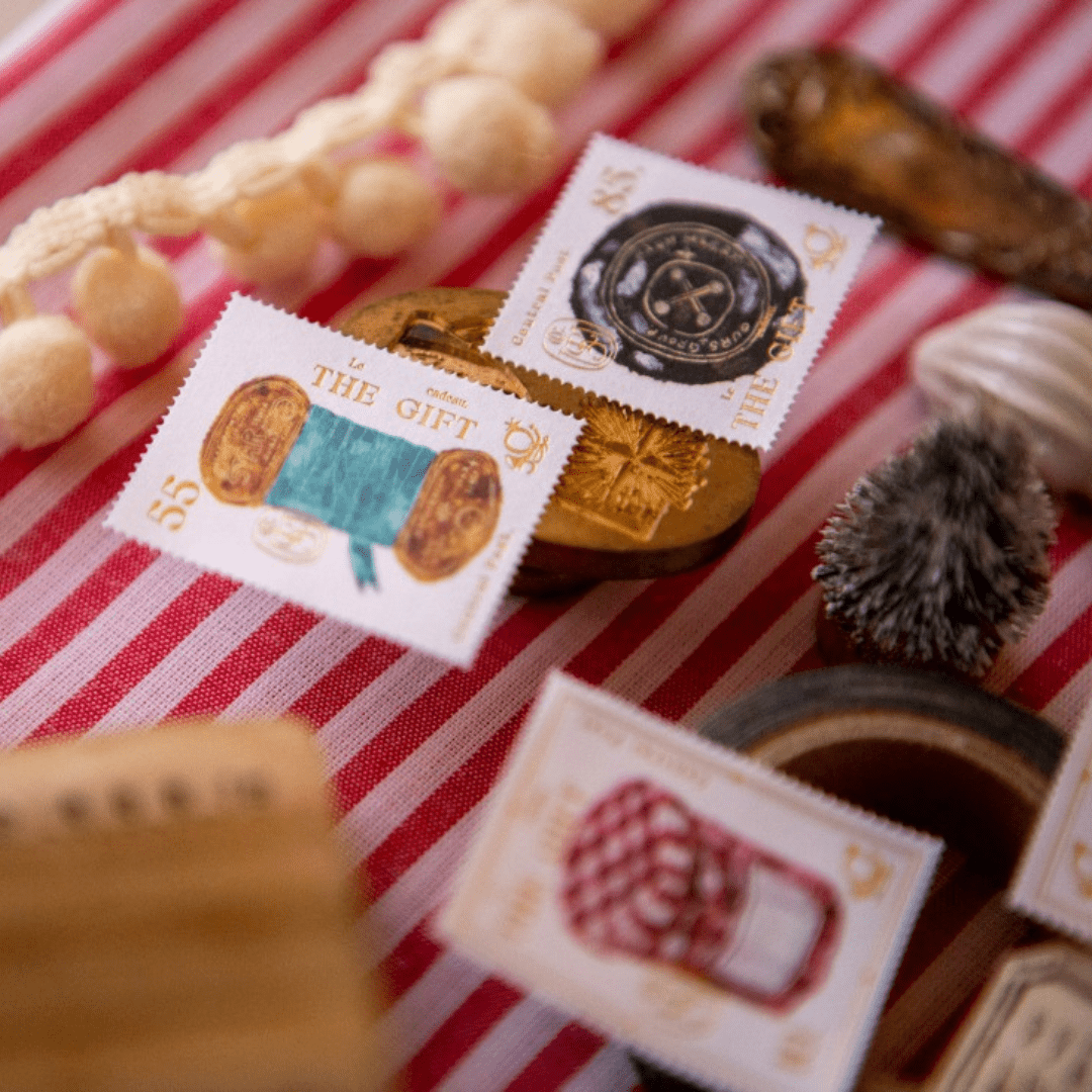 Stickers décoratifs | OURS Studio | Timbres The Gift - OURS Studio - millenotes