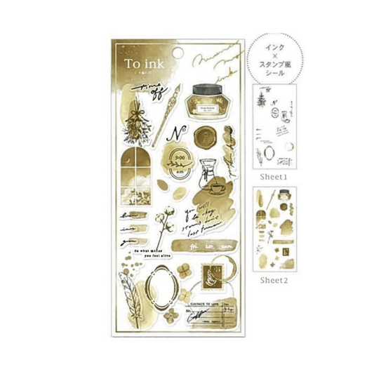 Stickers décoratifs Q - LiA | Encre - Q - LiA - Marron - millenotes