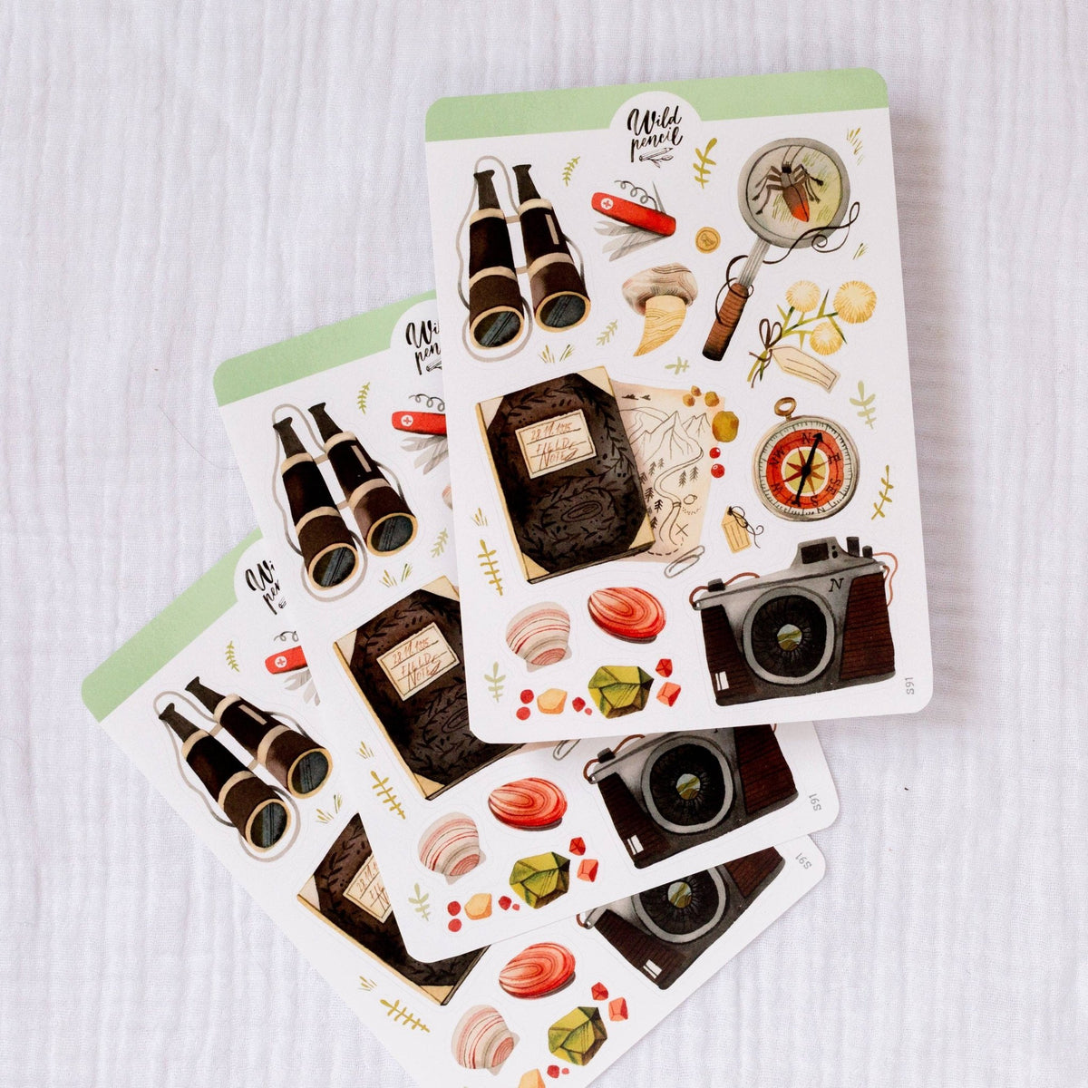 Stickers décoratifs | Wild Pencil Studio | Adventurer - Wild Pencil Studio - millenotes
