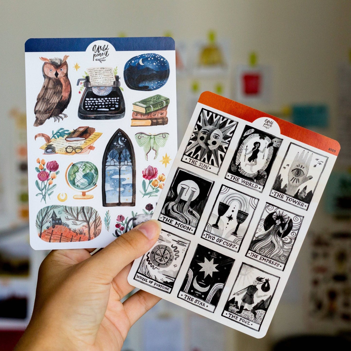 Stickers décoratifs | Wild Pencil Studio | Dark Academia - Wild Pencil Studio - millenotes