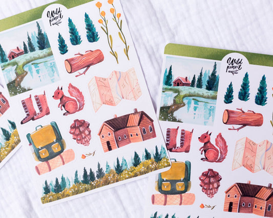 Stickers décoratifs | Wild Pencil Studio | Explorer - Wild Pencil Studio - millenotes