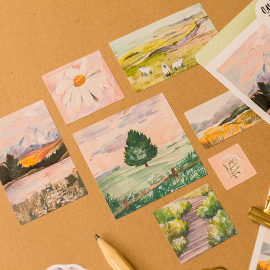 Stickers décoratifs | Wild Pencil Studio | Sunrise Lanscapes - Wild Pencil Studio - millenotes