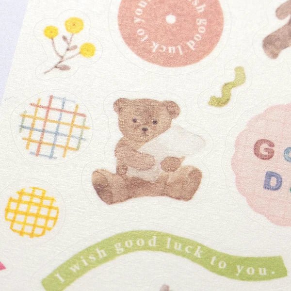 Stickers japonais | Awairo | Ours en Peluche - NB Co Ltd - millenotes