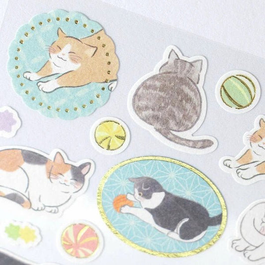 Stickers japonais | Chat YUFUMI - NB Co Ltd - millenotes