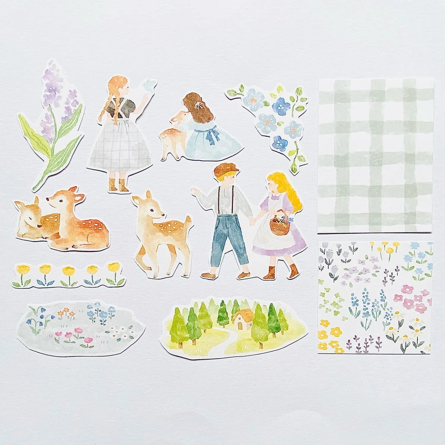 Stickers japonais Mind Wave | Blooming | Gris - Mind Wave - millenotes