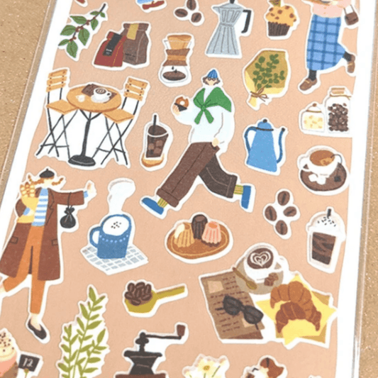 Stickers japonais Mind Wave Doing | Café - Mind Wave - millenotes