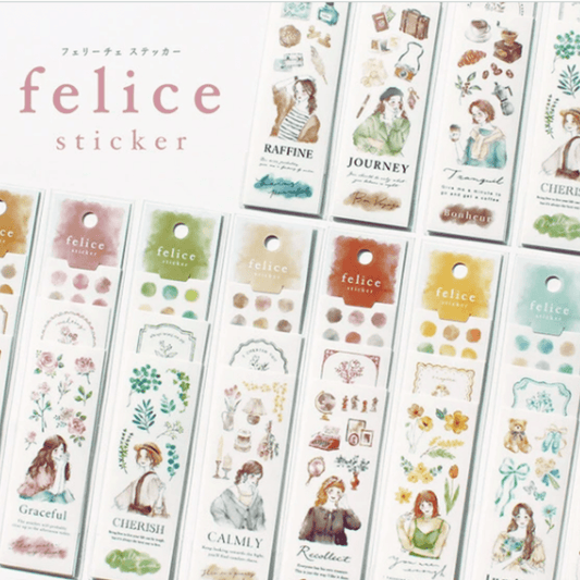 Stickers japonais Mind Wave Felice | Fleur Jaune - Mind Wave - millenotes