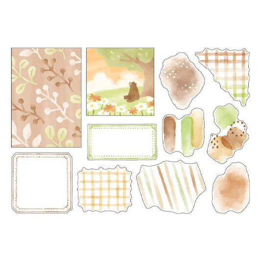 Stickers japonais Mind Wave Hoco | Marron - Mind Wave - millenotes