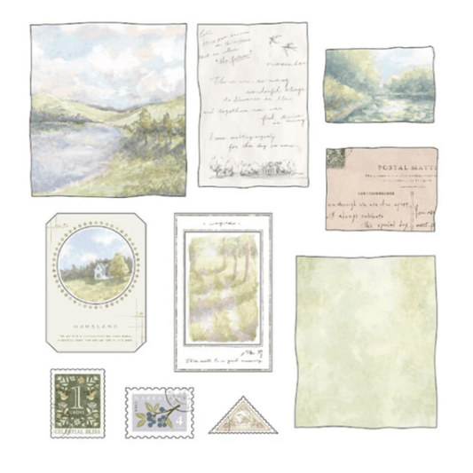 Stickers japonais Mind Wave Landscapes Kit | Sunbeams - Mind Wave - millenotes