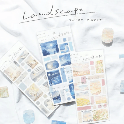 Stickers japonais Mind Wave Landscapes | Moonlight - Mind Wave - millenotes