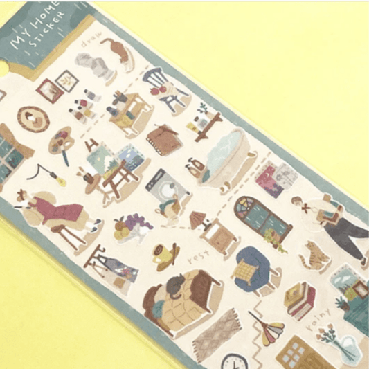 Stickers japonais Mind Wave My Home | Moment Artistique - Mind Wave - millenotes