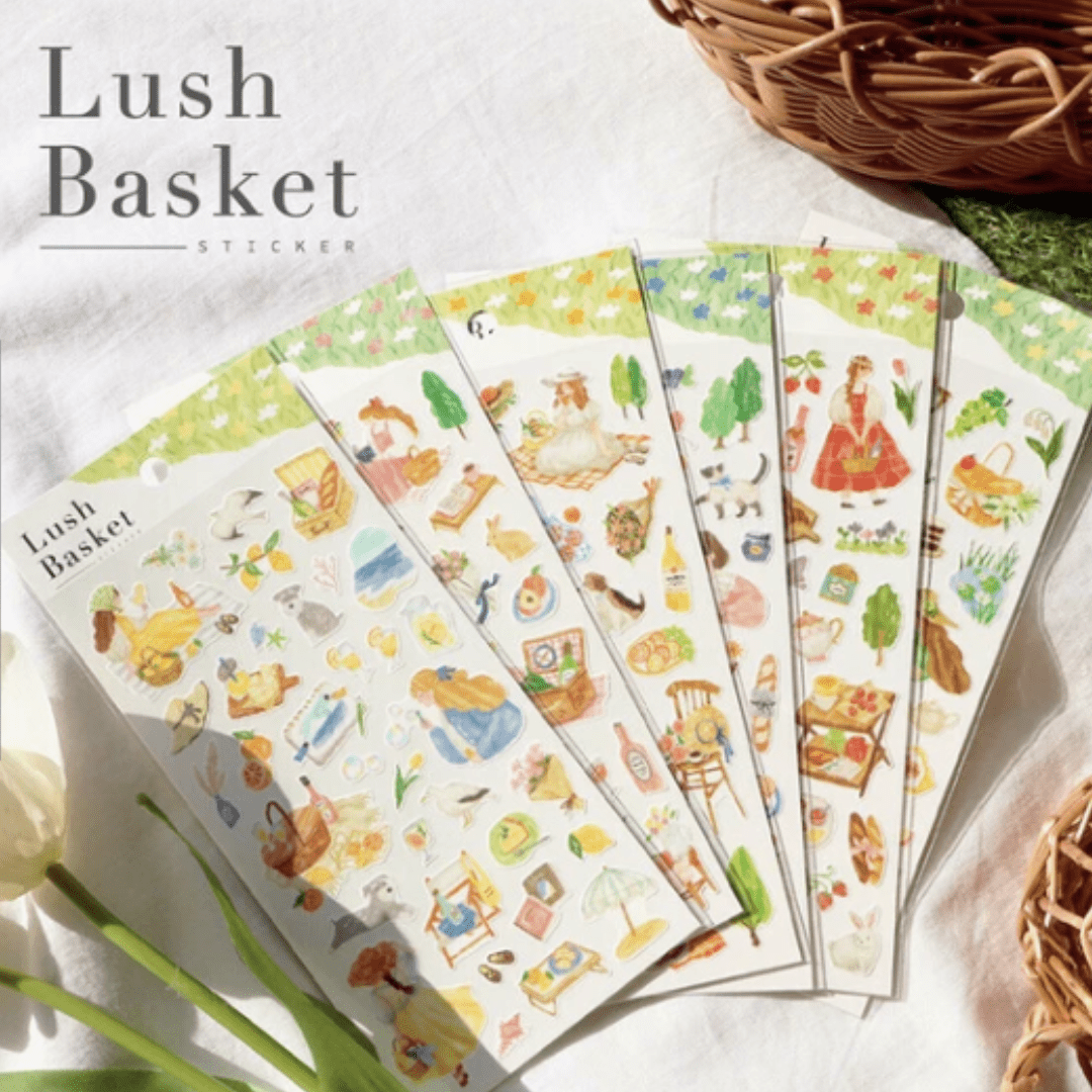 Stickers japonais Mind Wave Piquenique | Rouge - Mind Wave - millenotes