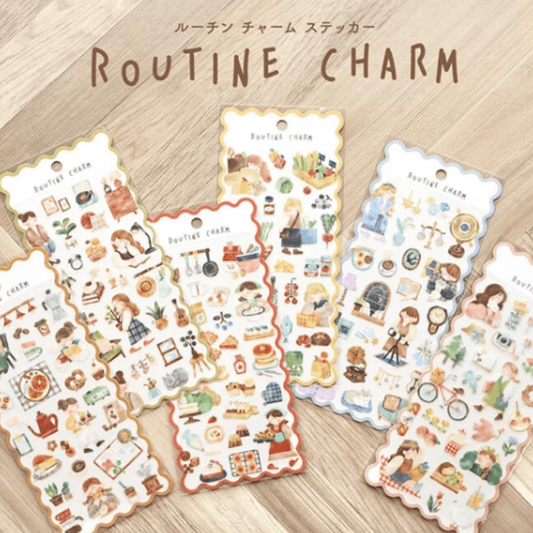 Stickers japonais Mind Wave Routine Charm | Cuisine - Mind Wave - millenotes