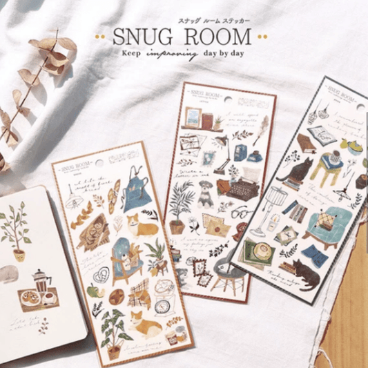 Stickers japonais Mind Wave Snug Room | Lettre - Mind Wave - millenotes